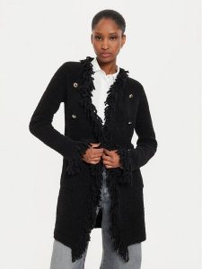 Marella Kardigan Regina 2423906024 Czarny Regular Fit. Czarne kardigany Marella, z syntetyku. Za 579,00 zł.