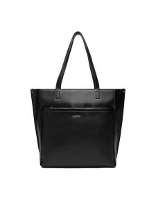 Lasocki Torebka C-LSK-L-001-08 Czarny. Czarne shopper bag Lasocki, bez wzorów, z materiału, bez dodatków. Za 189,99 zł.