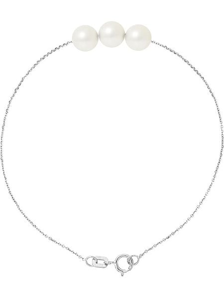 Pearline Srebrna bransoletka z perłami rozmiar: onesize. Białe bransoletki Pearline, z perłą, srebrne. Za 217,99 zł.