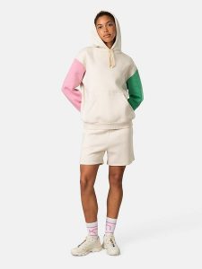KARI TRAA Bluza "Anelie" w kolorze jasnoróżowo-zielono-kremowym rozmiar: S. Brązowe bluzy Kari Traa, s, bez wzorów, z bawełny, z kapturem. Za 210,81 zł.