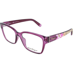 Oprawki "SF2778" w kolorze fioletowym. Fioletowe okulary przeciwsłoneczne marki Carrera, Ferragamo. W wyprzedaży za 249,95 zł.