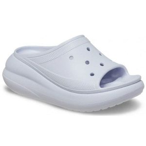 Klapki Crocs Crush Slide Dreamscape 208731-5AF fioletowe. Fioletowe klapki bez wzorów, bez obcasa. Za 367,32 zł.