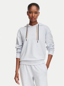 BOSS Bluza 50524760 Niebieski jasny Regular Fit. Niebieskie bluzy Boss, m, bez wzorów, z bawełny, bez kaptura. Za 399,99 zł.