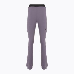 Legginsy damskie Nike Sportswear Chill Knit Mini-Rib Flared. Szare legginsy Nike, bez wzorów. Za 332,99 zł.