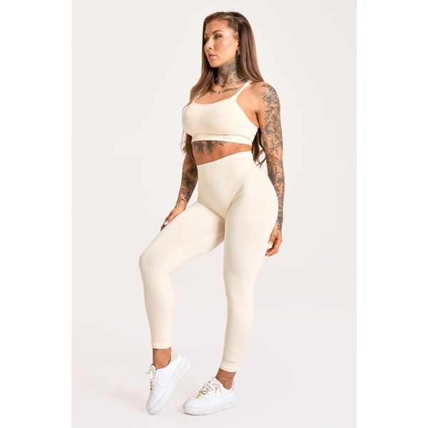 Legginsy fitness damskie Gym Glamour push up 2.0. Brązowe legginsy GYM GLAMOUR, bez wzorów. Za 169,99 zł.