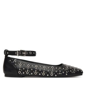 Baleriny REPLAY. Czarne balerinki Replay, bez wzorów, bez obcasa, bez zapięcia. Za 469,99 zł.