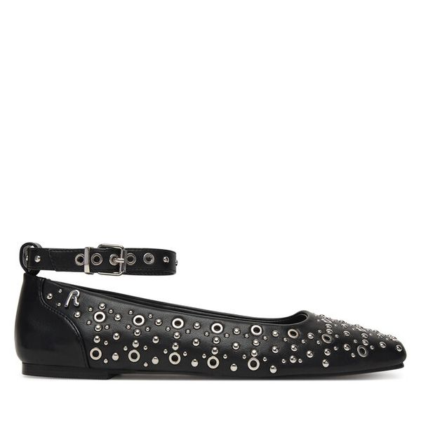 Baleriny REPLAY. Czarne balerinki Replay, bez wzorów, bez obcasa, bez zapięcia. Za 469,99 zł.