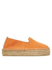 Manebi Espadryle R 7.8 D0 Pomarańczowy. Brązowe espadryle Manebi, bez wzorów, ze skóry, bez obcasa. Za 379,99 zł.
