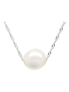 Pearline Srebrny naszyjnik z perłą - dł. 42 cm rozmiar: onesize. Białe naszyjniki Pearline, z perłą, srebrne. Za 221,88 zł.