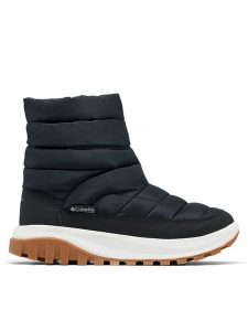 Columbia Śniegowce Snowtrot Mid 2075111 Czarny. Czarne buty zimowe Columbia, z materiału, bez obcasa, bez zapięcia. Za 349,99 zł.