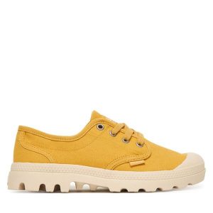 Trampki Palladium. Żółte trampki Palladium, bez wzorów, bez zapięcia. Za 339,99 zł.