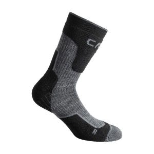 Skarpety trekkingowe CMP WOOL MID. Czarne skarpetki CMP, bez wzorów. Za 79,99 zł.