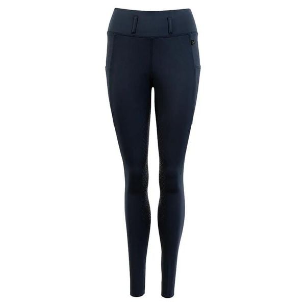 Legginsy jeździeckie BR Equitation Essentials. Fioletowe legginsy BR, bez wzorów, z elastanu. Za 338,00 zł.