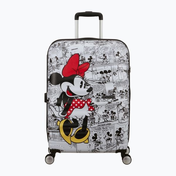 Walizka podróżna American Tourister Disney Wavebreaker. Białe walizki AMERICAN TOURISTER, bez wzorów. Za 599,99 zł.