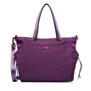 Torebka Roxy. Fioletowe torebki klasyczne Roxy, bez wzorów, bez dodatków. Za 129,99 zł.