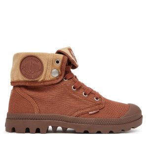 Trampki Palladium. Brązowe trampki Palladium, bez wzorów, bez zapięcia. Za 399,99 zł.
