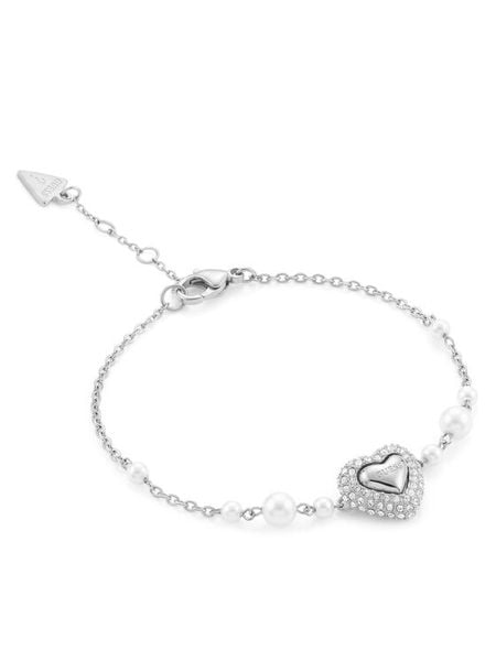 Guess Kolczyki JUBB06 009JW Srebrny. Szare bransoletki Guess, metalowe. Za 231,99 zł.