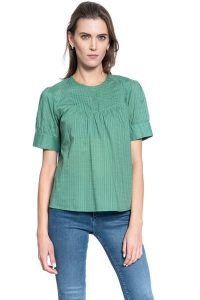 DAMSKA BLUZKA MUSTANG ELSA CROCHET BLOUSE 1009478 6318. Bluzki Mustang, s, bez wzorów, bez kołnierzyka, bez ramiączek. W wyprzedaży za 39,99 zł.