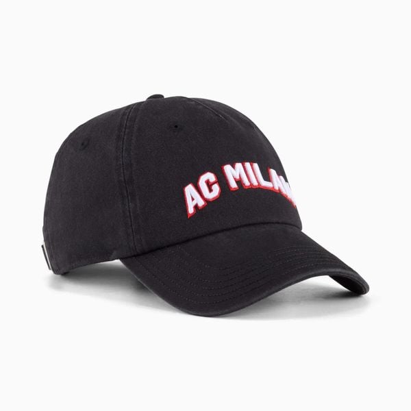 Czapka baseballowa Puma ACM CULTURE unisex, czarna 02706001. Czarne czapki Puma, z aplikacjami, z bawełny. Za 87,74 zł.