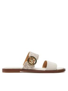 MICHAEL Michael Kors Klapki Vera Sandal 40S4VEFS1B Écru. Klapki MICHAEL Michael Kors, bez wzorów, ze skóry, bez obcasa. Za 449,99 zł.