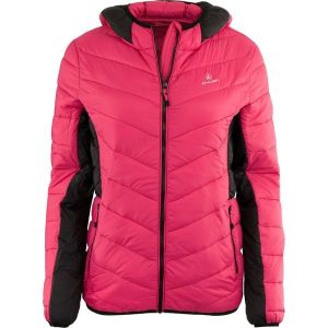 Damska kurtka zimowa Salome Athl DPT fuksja/czarny. Czarne kurtki Winter Time, na zimę, bez wzorów, bez kaptura. Za 298,99 zł.