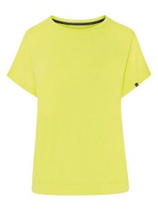 Naturana Koszulka w kolorze żółtym rozmiar: XL. Żółte bluzki Naturana, xl, bez wzorów, bez kołnierzyka, bez ramiączek. Za 65,69 zł.