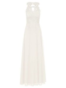 APART Sukienka w kolorze białym rozmiar: 40. Białe sukienki Apart, bez wzorów, z koronki, bez kołnierzyka, bez ramiączek, maxi. Za 173,99 zł.