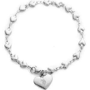 U.S. Polo Assn. Bransoletka z zawieszką rozmiar: onesize. Szare bransoletki U.S. Polo Assn., ze stali. Za 60,99 zł.