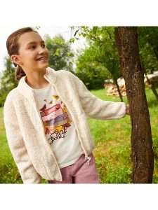 COOL CLUB Kurtka pluszowa w kolorze kremowym rozmiar: 152. Brązowe kardigany COOL CLUB. Za 74,63 zł.