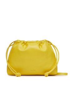Calvin Klein Jeans Torebka Drawstring Crossbody26 LV04K3060G Żółty. Żółte torebki klasyczne Calvin Klein Jeans, bez wzorów, z jeansu, bez dodatków. Za 259,99 zł.