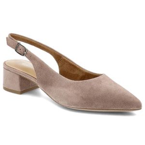 Beżowe Sandały Tamaris Eleganckie Obuwie Damskie. Brązowe sandały Tamaris, bez wzorów, bez obcasa, na obcasie, bez zapięcia. Za 279,00 zł.