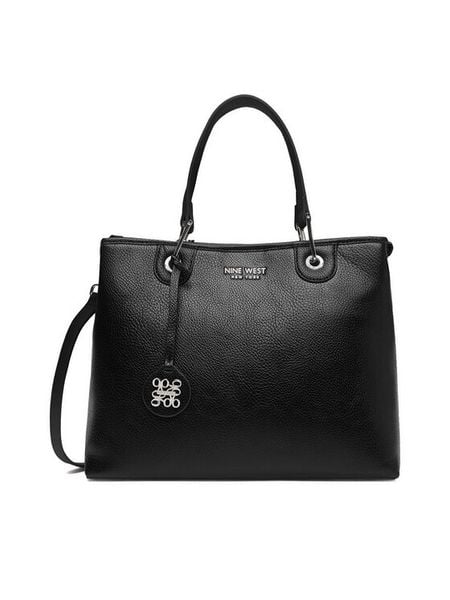 Nine West Torebka CEO-Soho Bloom-LDA8569 Czarny. Czarne kuferki Nine West, bez wzorów, z materiału, bez dodatków. Za 141,99 zł.