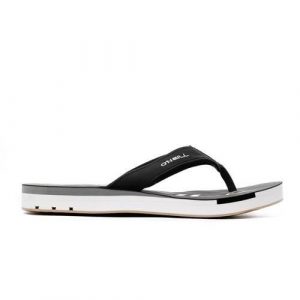 Japonki damskie O'Neill Jack Slipper. Czarne klapki O'Neill, bez wzorów, z materiału, bez obcasa. Za 173,00 zł.