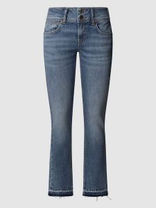 Pepe Jeans Dżinsy "Venus" - Slim fit - w kolorze niebieskim rozmiar: W27/L32. Niebieskie jeansy Pepe Jeans, z aplikacjami, z jeansu. Za 298,95 zł.