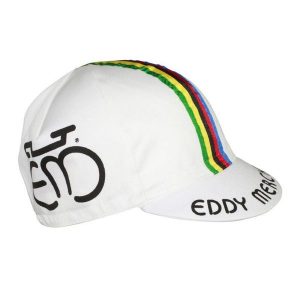 Czapka rowerowego mistrza świata Gist Equipe Vintage Merckx. Białe czapki GIST, bez wzorów, sportowe. Za 118,50 zł.