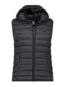 Canadian Peak Kamizelka pikowana "Vakitaleak" w kolorze czarnym rozmiar: L. Czarne kamizelki Canadian Peak, l, bez wzorów, bez kołnierzyka, bez ramiączek, bez kaptura. Za 100,99 zł.