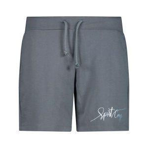 Bermudy damskie turystyczne CMP 32D8506. Szare szorty CMP, bez wzorów, sportowe. W wyprzedaży za 111,99 zł.