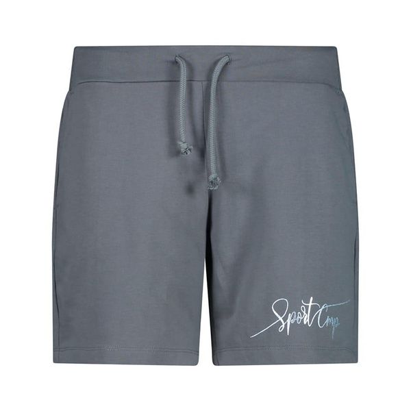 Bermudy damskie turystyczne CMP 32D8506. Szare szorty CMP, bez wzorów, sportowe. W wyprzedaży za 79,99 zł.