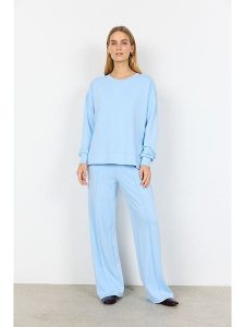 Soyaconcept Bluza "Banu" w kolorze błękitnym rozmiar: XS. Niebieskie bluzy Soyaconcept, xs, bez wzorów, bez kaptura. Za 113,90 zł.