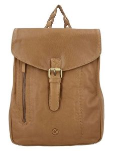 HIDE & STITCHES Skórzany plecak w kolorze jasnobrązowym - 25 x 32 x 12 cm rozmiar: onesize. Brązowe plecaki HIDE & STITCHES. Za 252,99 zł.