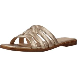 Sandały MTNG 59623M Brąz. Brązowe sandały mtng, bez wzorów, z syntetyku, bez obcasa, bez zapięcia. Za 126,99 zł.