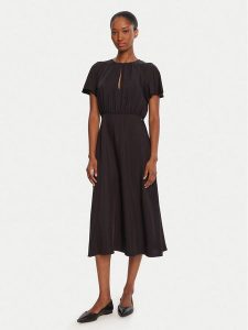 Armani Exchange Sukienka codzienna XW001025 AF16122 UC001 Czarny Regular Fit. Czarne sukienki Armani Exchange, na co dzień, bez wzorów, z syntetyku, bez kołnierzyka, bez ramiączek, proste. Za 639,99 zł.