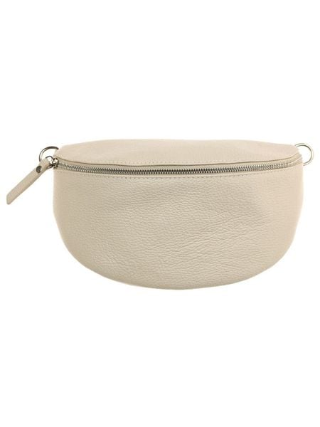 Zwillingsherz Skórzana saszetka "Crossbody" w kolorze beżowym - 23 x 14 cm rozmiar: onesize. Brązowe nerki i saszetki Zwillingsherz, bez wzorów, z materiału. Za 159,59 zł.