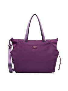 Roxy Torebka WBEO-ROXY-RH-002-10 Fioletowy. Fioletowe torebki klasyczne Roxy, bez wzorów, z materiału, bez dodatków. Za 129,99 zł.