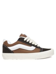Vans Tenisówki Knu Skool VN000D22BW21 Brązowy. Brązowe trampki Vans, bez wzorów, ze skóry, bez zapięcia. Za 319,99 zł.