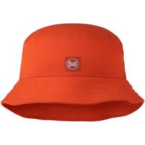 Kapelusz BUFF ADVENTURE BUCKET HAT SOLID. Czerwone czapki Buff, bez wzorów, sportowe. Za 135,99 zł.