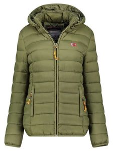 Geographical Norway Kurtka pikowana "Atikolor" w kolorze oliwkowym rozmiar: XXL. Zielone kurtki Geographical Norway, xxl, bez wzorów, bez kaptura. Za 144,92 zł.