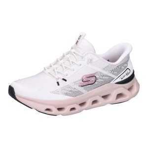 Buty SKECHERS STEP ALTUS FAST LANE Biały. Białe buty sportowe Skechers, bez wzorów, z syntetyku, bez zapięcia. Za 489,38 zł.
