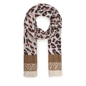 Szal Liu Jo. Brązowe szaliki Liu Jo, bez wzorów. Za 199,99 zł.