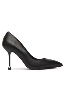 Liu Jo Szpilki Demi 04 SF5003 P0062 Czarny. Czarne szpilki Liu Jo, bez wzorów, ze skóry, bez obcasa. Za 529,99 zł.